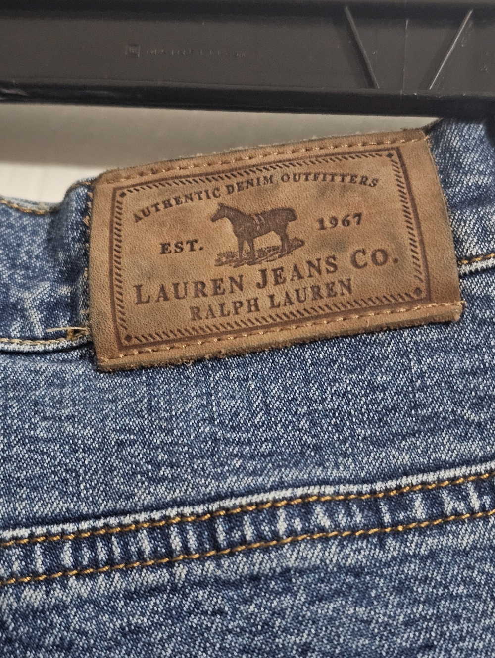 Womens Ralph Lauren Vintage Jeans Loose size 16 Medium Wash - Picture 2 of 7